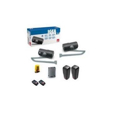 Kit de motorisation IGEA BT 24V pour portail battant jusquà 25m et250Kg +téléco + photocellules. BFT