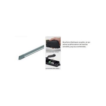 Barre palpeuse GRISE usage résidentiel 3 mètres Cardin