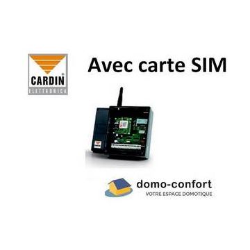Récepteur S508 2G-3G avec afficheur LCD+carteSim Vodafone inclus 868Mhz CARDIN - RCQ868-3G10