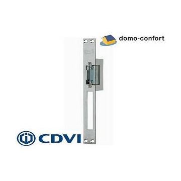 Gâche symétrique + tétière émission 2 temps 12V AC/DC contact stationnaire CDVI