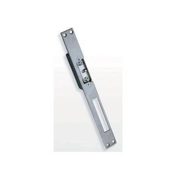 Gâche + tétière symétrique 2 temps contact stat inv. + déver - 12V AC/DC CDVI