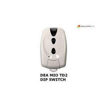 Emetteur TD2 Mio 2 fonctions 433Mhz Dip Switch  DEA remplacé par GT2M