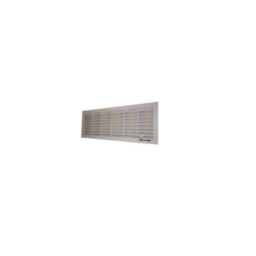 Grille de ventilation Blanche 132x338 intérieur verrouillable/ obturable