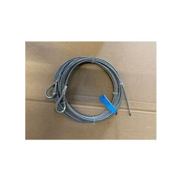 Paire de câble acier assemblé diamètre:3mm longueur 6 m / 1770N/mm²