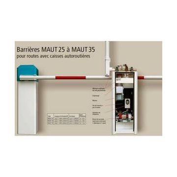 Barrière électrique pour autoroute MAUT 25 lisse 2.500mm de long diam 60mm ELKA