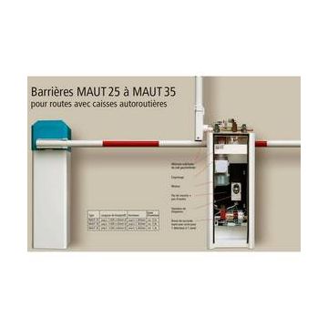 Barrière électrique pour autoroute MAUT 30 lisse 3.000mm de long diam 60mm ELKA