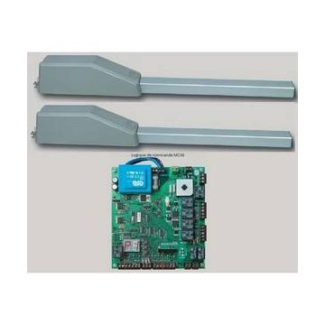 Automatisme à crémaillère linéaire 24V ED 180 port. battant léger 1 vantail ELKA