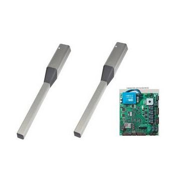 Automatisme à crémaillère linéaire 24V KOMET 200 portail battant 1 vantail ELKA