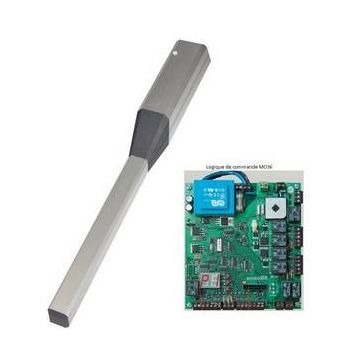 Automatisme à crémaillère linéaire 24V KOMET 202 portail battant 2 vantaux ELKA