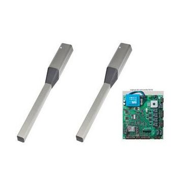 Automatisme à crémaillère linéaire 24V KOMET 280 portail battant 1 vantail ELKA