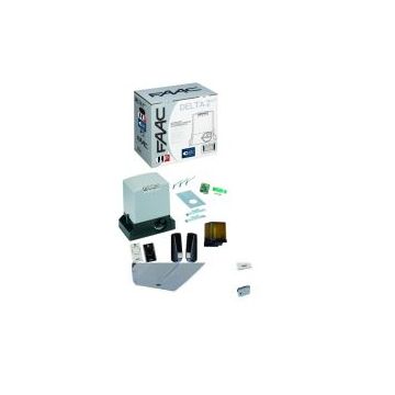 Vérin modèle 950N version carter alu 24V pour portes battantes simple/double battants lourds - FAAC