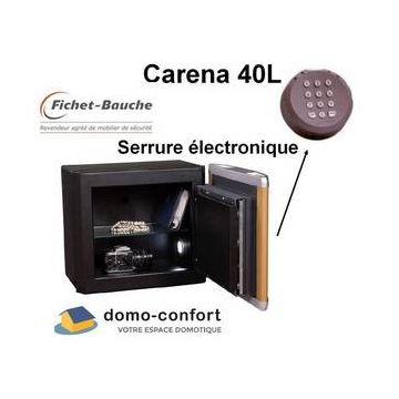 Coffre-fort risque courant série CARENA 40 classe 1 A2P serrure à clé FICHET