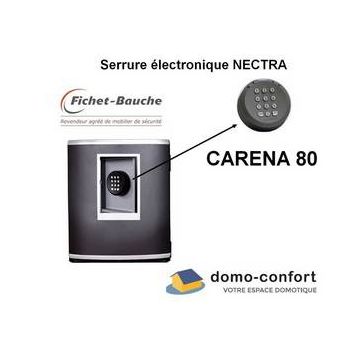 Coffre-fort risque courant série CARENA 80 classe 1 A2P serrure à clé FICHET