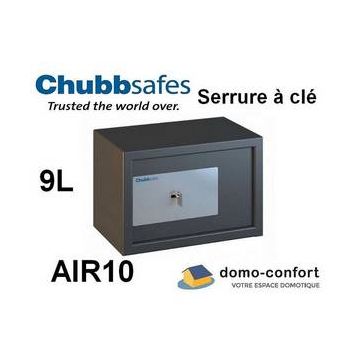 Coffre-fort de sécurité série AIR 10-EL - 9L - 7KG serrure électrique CHUBBSAFE