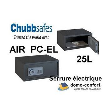 Coffre-fort de sécurité série AIR 10 - 17L - 10KG - serrure à clé CHUBBSAFE