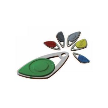 Badge électronique inox couleur Jaune Intratone