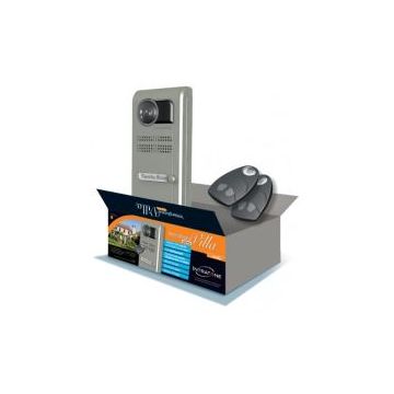 Kit Video Audio GSM VILLA encastré 3 boutons finition laiton Intratone