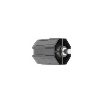 Poulie pour sangle diamètre de 12 à 15 mm avec embout de tube diam octo 40.