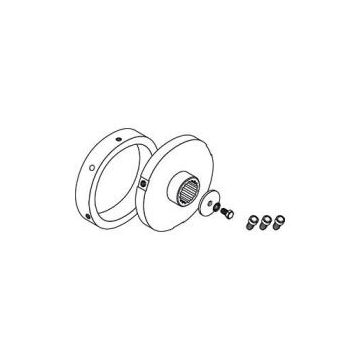 Kit adaptation D124 pour moteur grille industrielle moteur 350-450Nm - SIMU -