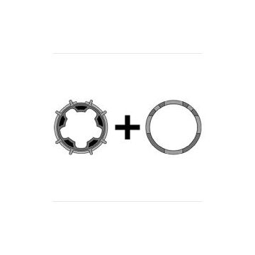 Serrure déverrouillage extérieur pour porte de garage - SIMU. Articlede remplacement rèf : SY2400658.