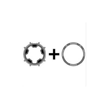 Adaptation moteur volet roulant et grille indus NT5 diam 50 pour tube ZF80 - SIMU -