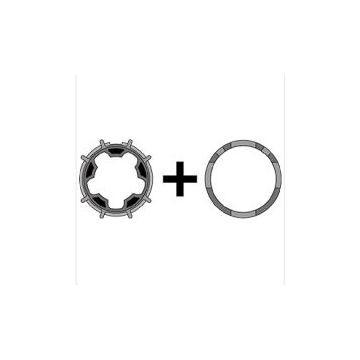 Adaptation moteur volet roulant et grille indus NT6 diam 60 pour tubeZF80 - SIMU -