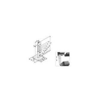 Bouton-poussoir kit en applique. - SOMMER -