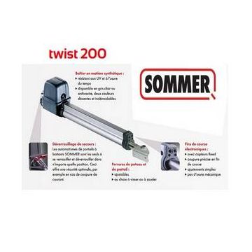 Ferrure de porte à faible retombée de linteau SOMMER