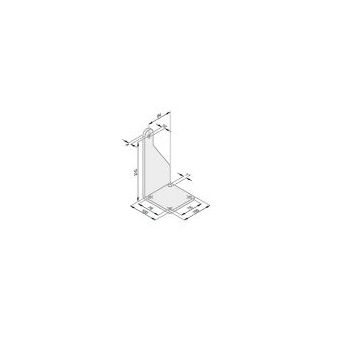 Ferrure de poteau 85/104 gauche ou droite pour twist 200E / EL Sommer- 1 ferrure -