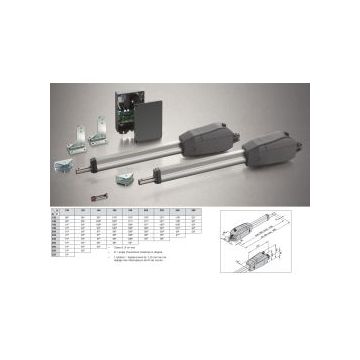 Kit pour automatisme portail battant 1 vantail (environ 35m) Twist 350 SOMMER Voir SO3360V000