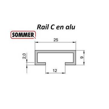 Rallonge pour suspension de plafond. -  SOMMER -