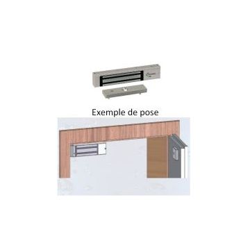 Passage de câble réglable à encastrer avec ressort 210 mm pour une ouverture de 110° - SEWOSY -