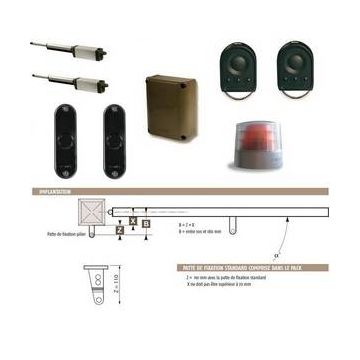 Motorisation crémaillère port coulissant ELIXO 500RTS REMPLACE PAR 1216363 Somfy