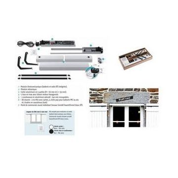 Kit de motorisation de portail battant IXENGO L 24V IO - Pack Confort- SOMFY