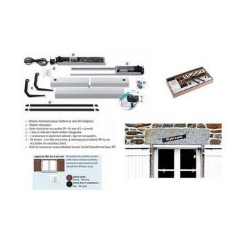 Moteur seul IXENGO L 24V avec kit de fixation pour motorisation daprès 2017 - SOMFY -