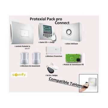 Détecteur douverture marron SOMFY *** REMPLACE PAR 2400929 ***