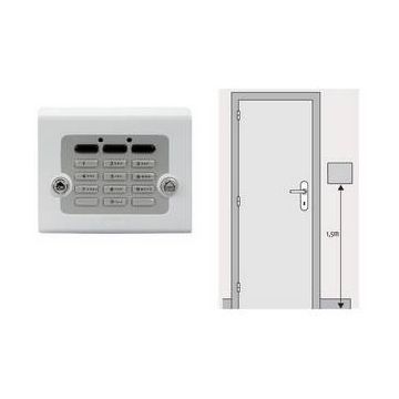 Détecteur douverture et bris de vitre marron Alarme Somfy - Identiqueà la référence SY2400932 -