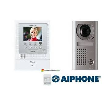 Kit vidéo couleur mains libres standard  platine saillie antivandale JS2AEDV