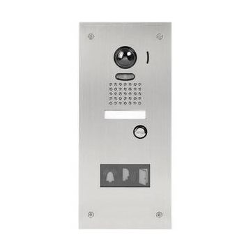 Platine vidéo accessibilité avec zoom angle 170° encastré anti-vandale