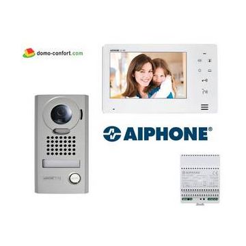 Kit vidéo platine saillie antivandale avec moniteur écran 7’’ JOS1V AIPHONE