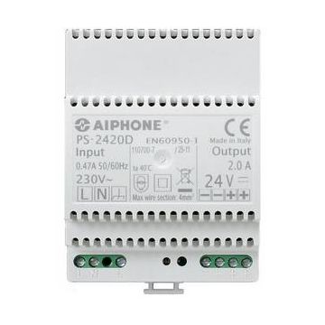 Alimentation secteur 230 / 24 VCC 2A fixation DIN et à vis 4 modules