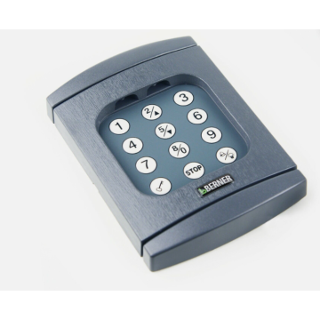 Digicode Décodeur à code radio illuminé sans fil 868.3 Mhz Berner Bouton Bleu