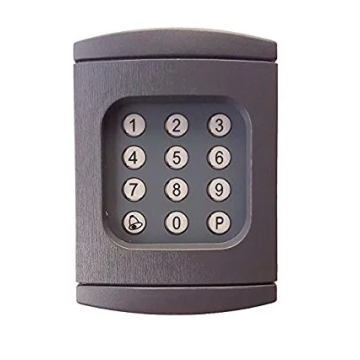 Digicode Décodeur à code radio illuminé sans fil 868Mhz Berner Bouton rouge