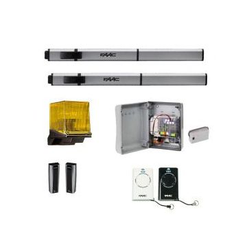 Kit de motorisation de portail battant. Longmaster 24V -FAAC