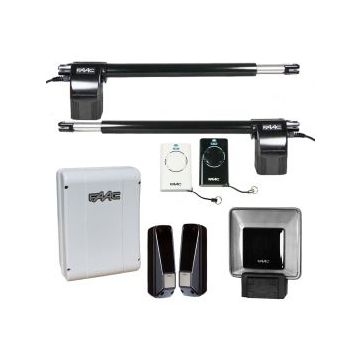 Kit de motorisation pour portail battant ECOKIT 24V -FAAC
