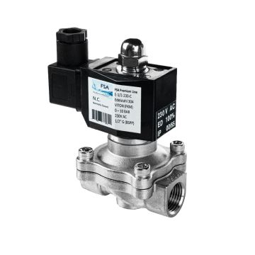 Vanne en laiton 2 voies motorisée Motovanne - 3/4 - 230VAC - 2 fils- FSA -