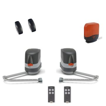 Kit de motorisation complet à bras articulé BL GRIFFE - usage résidentielle - tél, feu, cellule - CARDIN