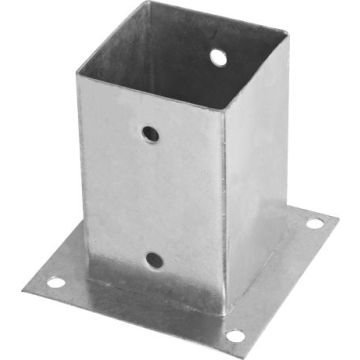 Pied de poteau à boulonner 71 x 71 mm -ING-