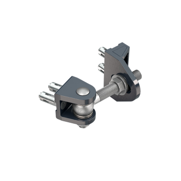 Charnières porte industrielle automatisée 90° réglable avec roulement LOCINOX