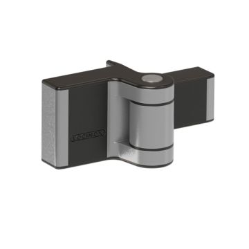 Ferme-portail hydraulique et charnière 180° Puma pour portails jusqu'à75 kg en Argent